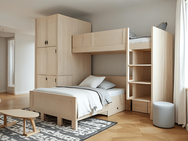 Các Mẫu Thiết Kế Nội Thất Thông Minh Cho Căn Hộ 2 Phòng Ngủ 60m²
