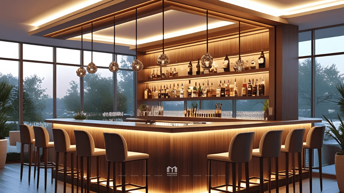 Thiết Kế Quầy Bar Phong Cách Hiện Đại