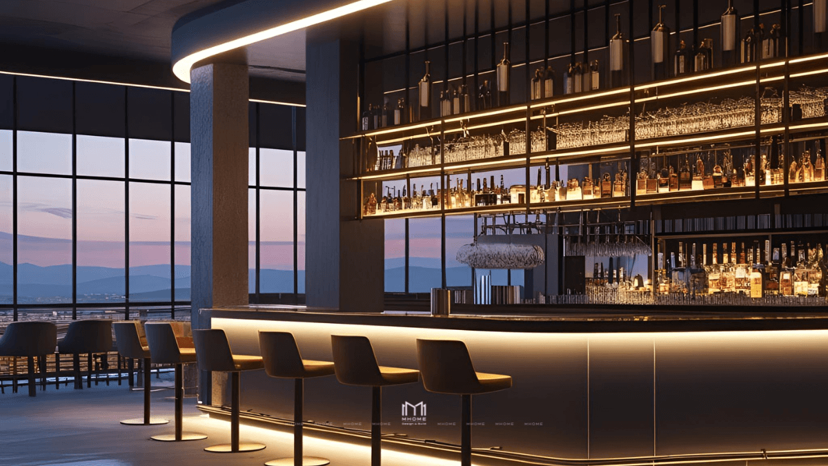 Thiết Kế Quầy Bar Phong Cách Hiện Đại