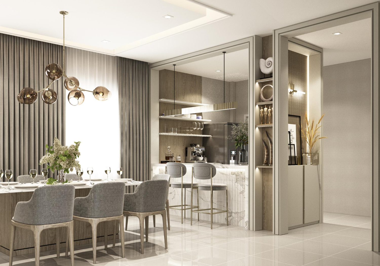 KIẾN TRÚC HIỆN ĐẠI CHO THIẾT KẾ MẪU NHÀ ỐNG 4X17 TIỆN NGHI VÀ SỰ THÔNG THOÁNG