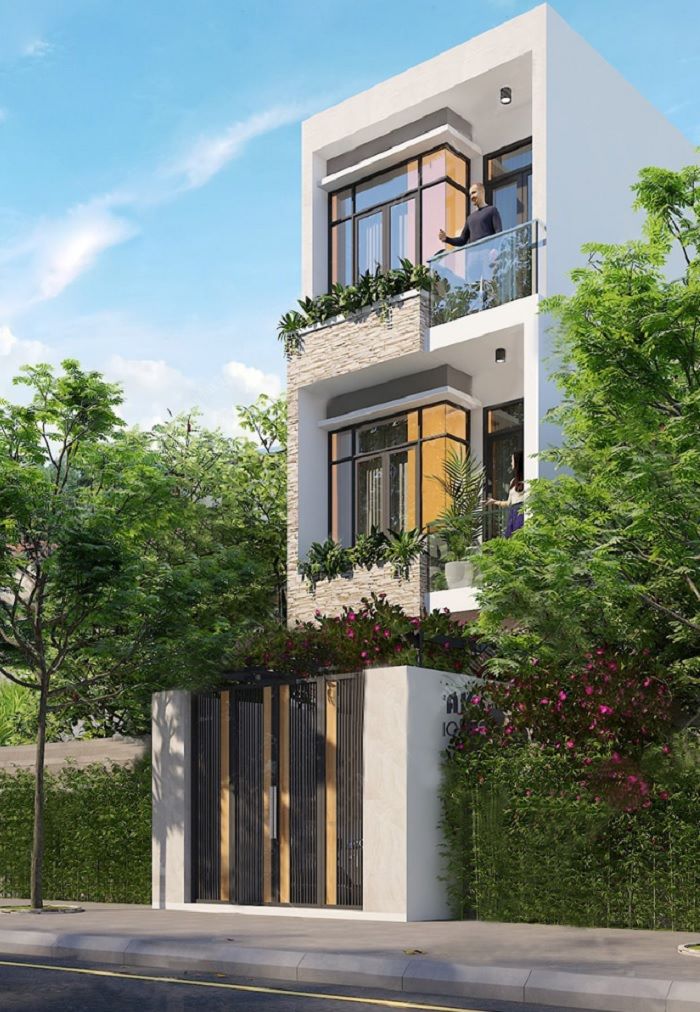 Mẫu nhà 3 tầng thiết kế hiện đại