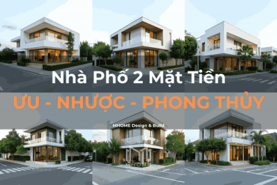 Tư Vấn Thiết Kế Nhà Phố 2 Mặt Tiền