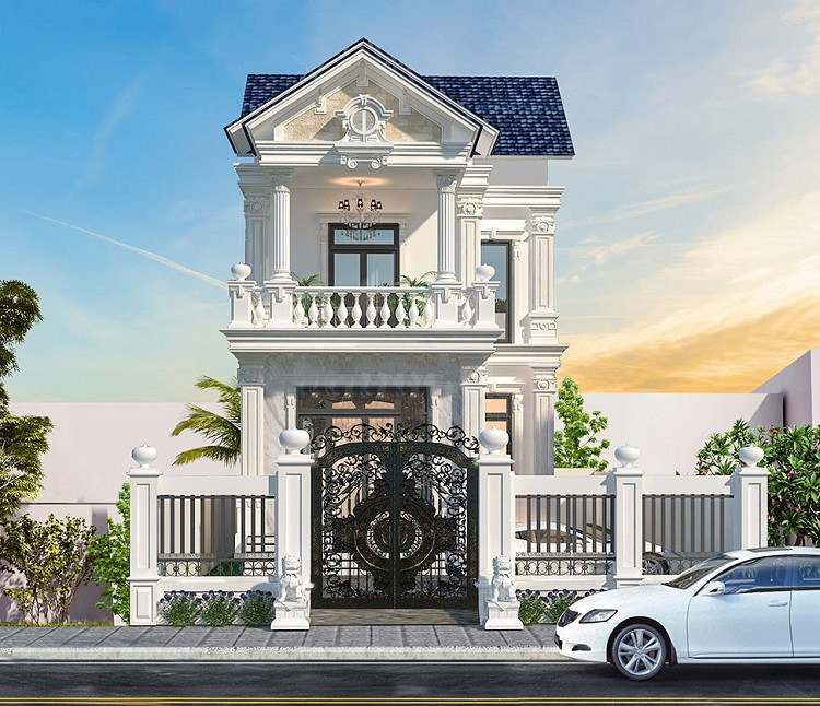 nhà phố 6m tân cổ điển