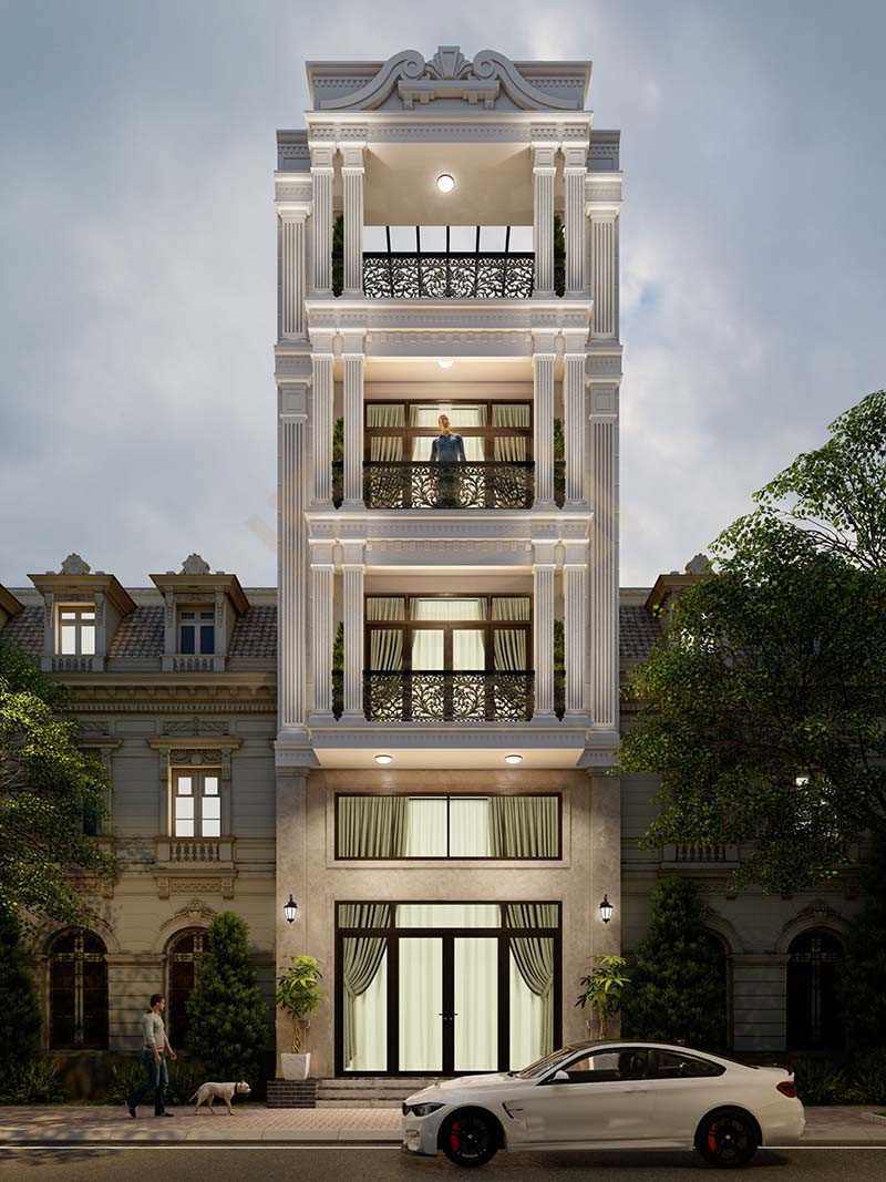 nhà phố ngang 6m