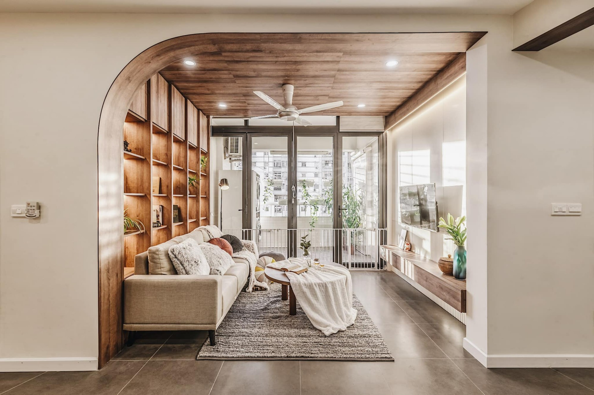 Sử dụng gam màu tự nhiên trong thiết kế phong cách Rustic