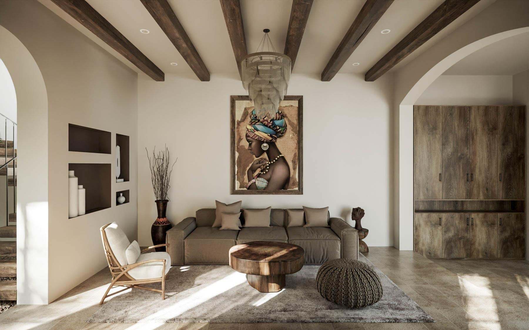 Thiết kế nội thất phong cách Rustic
