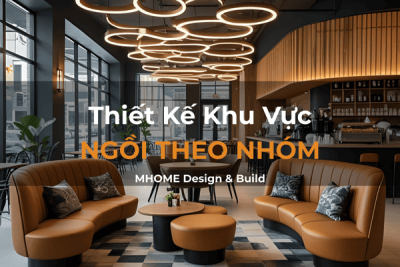 Khu Vực Ngồi Theo Nhóm Trong Quán Cafe