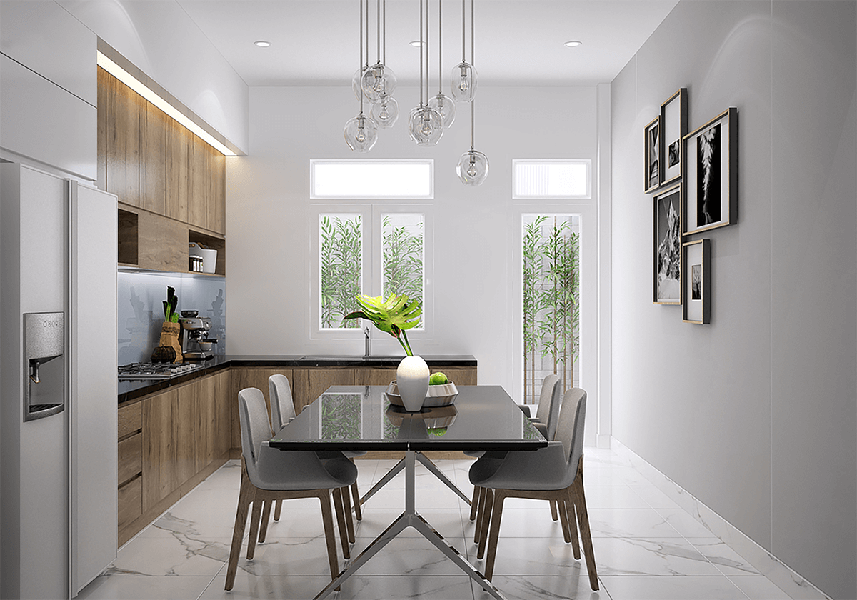Mẫu nhà phố 4 tầng 5x24 hiện đại mới nhất