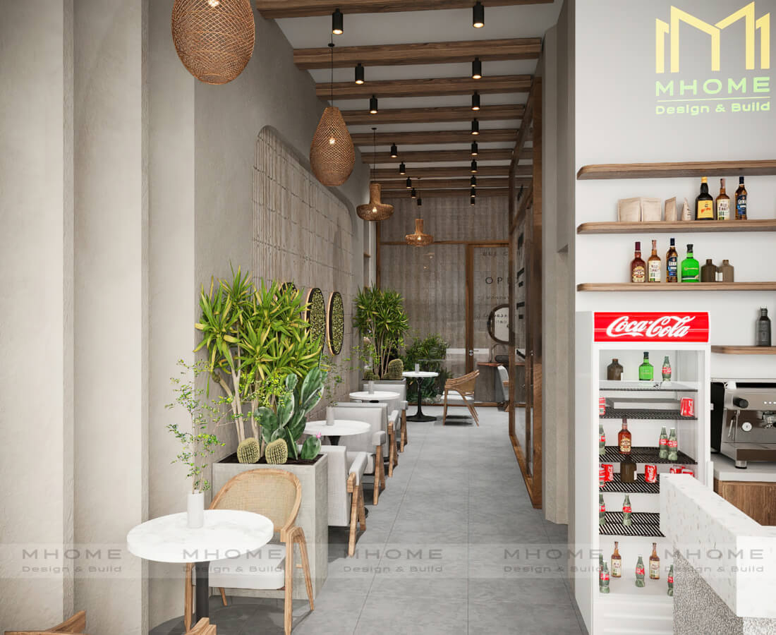 Thiết kế Cafe phong cách Mây Tre Đan