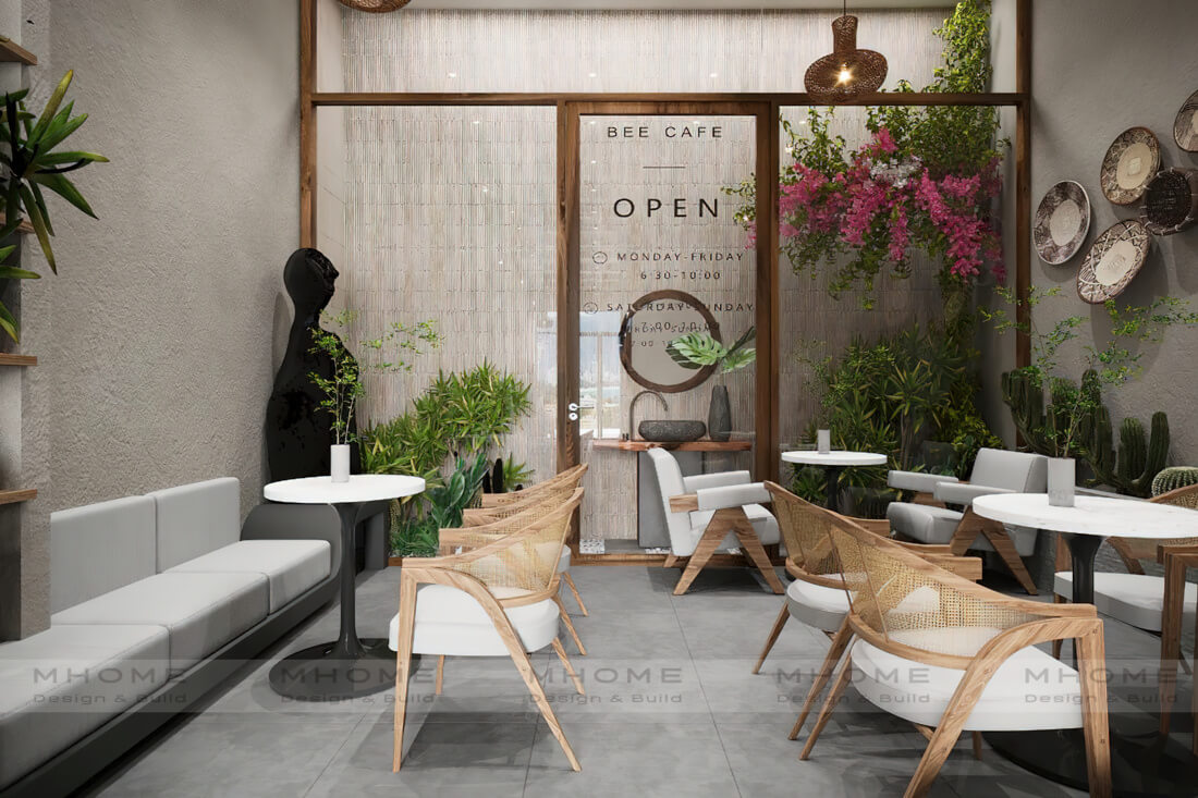 Thiết kế Cafe phong cách Mây Tre Đan
