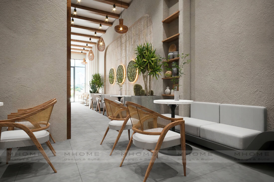 Thiết kế Cafe phong cách Mây Tre Đan