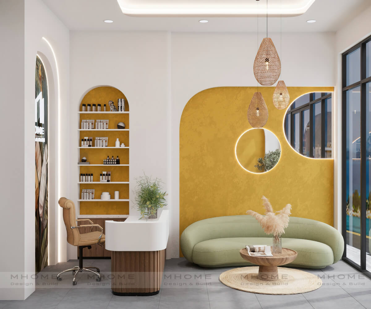 Spa phong cách nhiệt đới mây tre đan