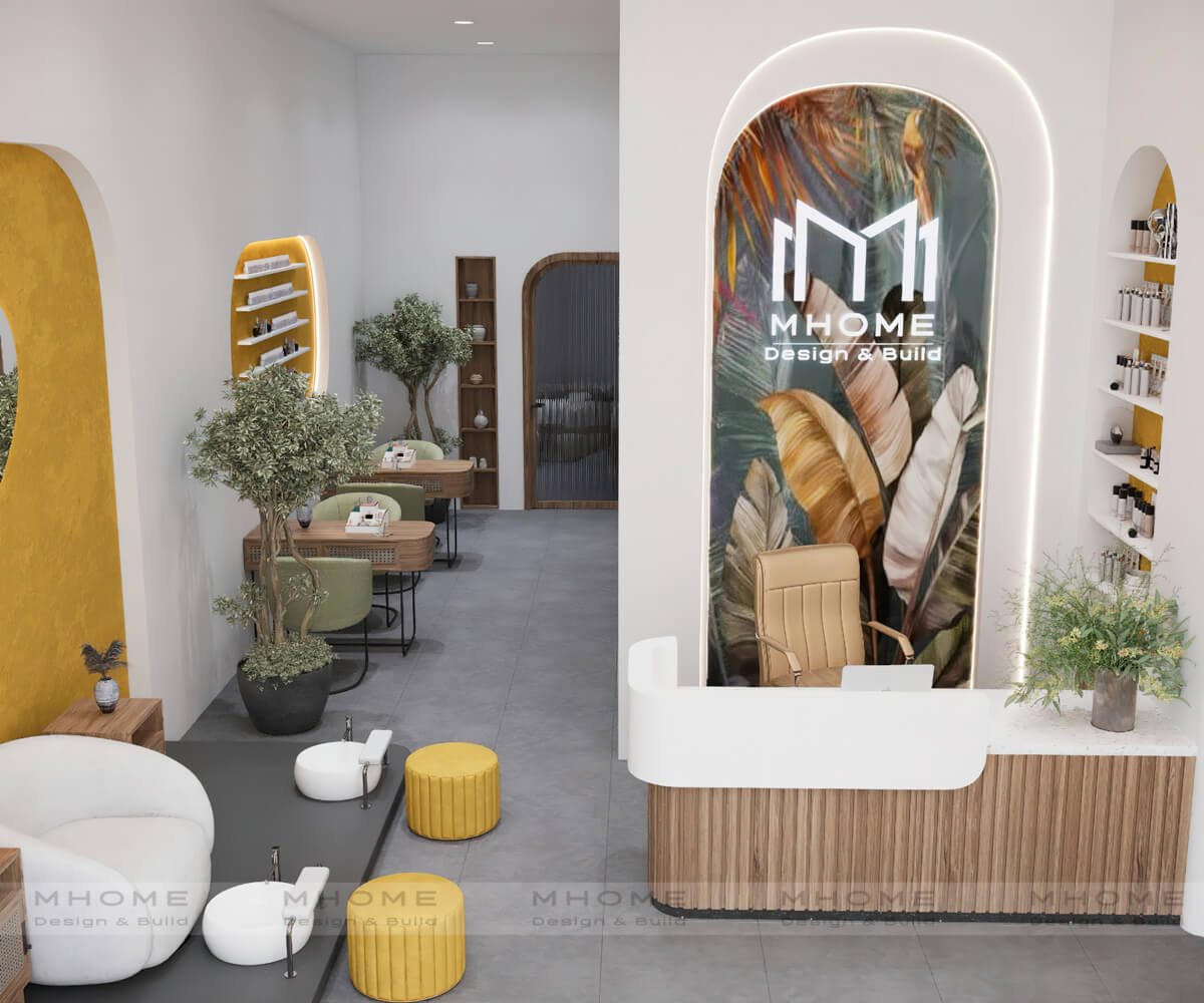 Spa phong cách nhiệt đới mây tre đan