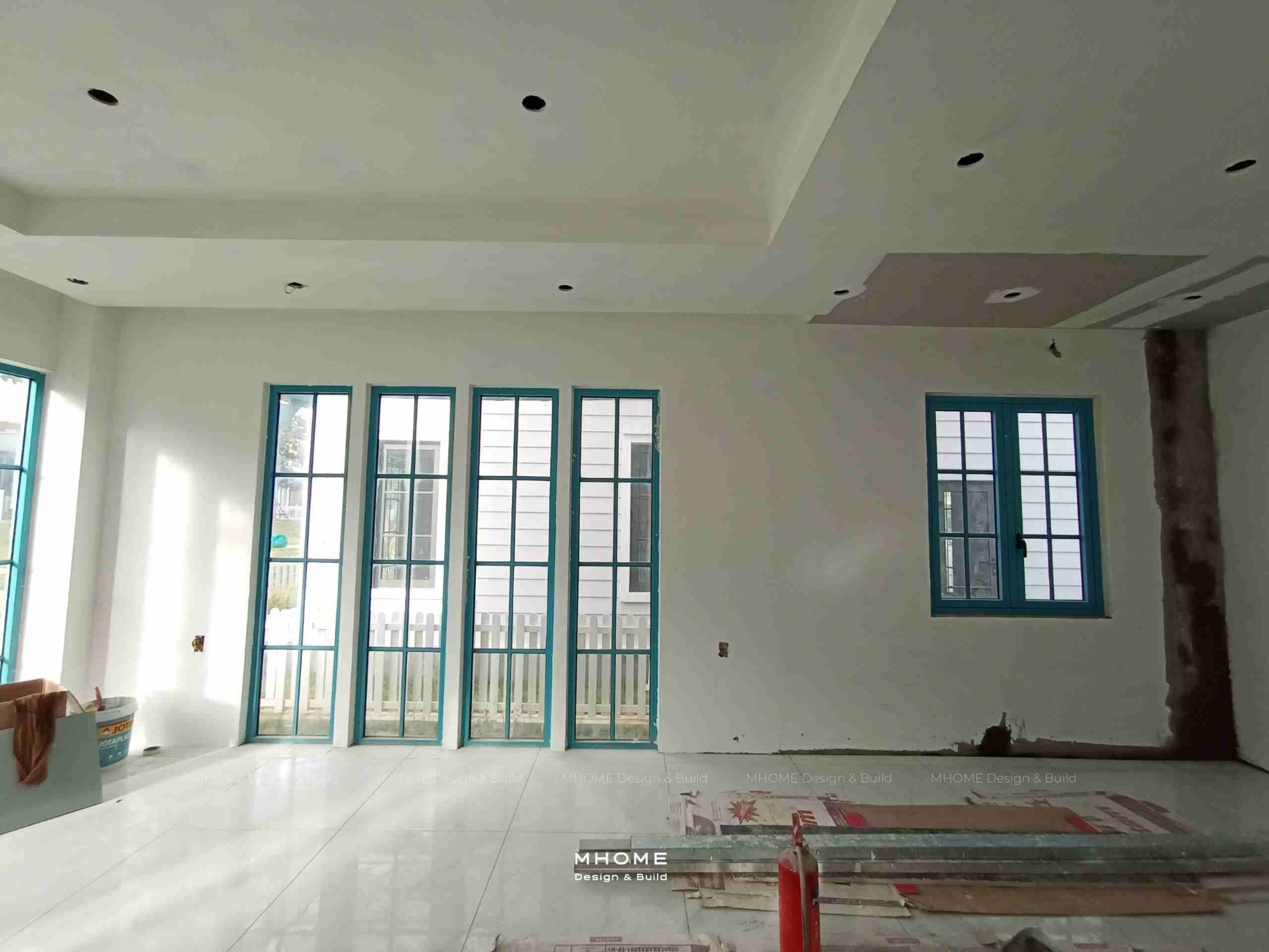 Hoàn thiện thô biệt thự - Dự án Novaworld Phan Thiết