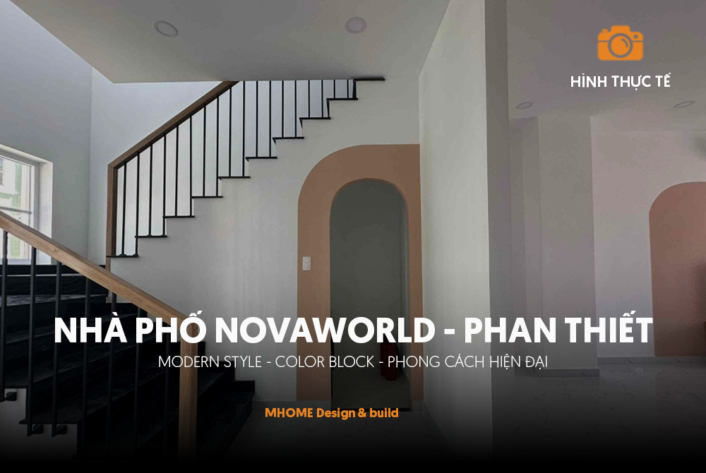 Hoàn thiện thô nhà phố - Dự án Novaworld Phan Thiết
