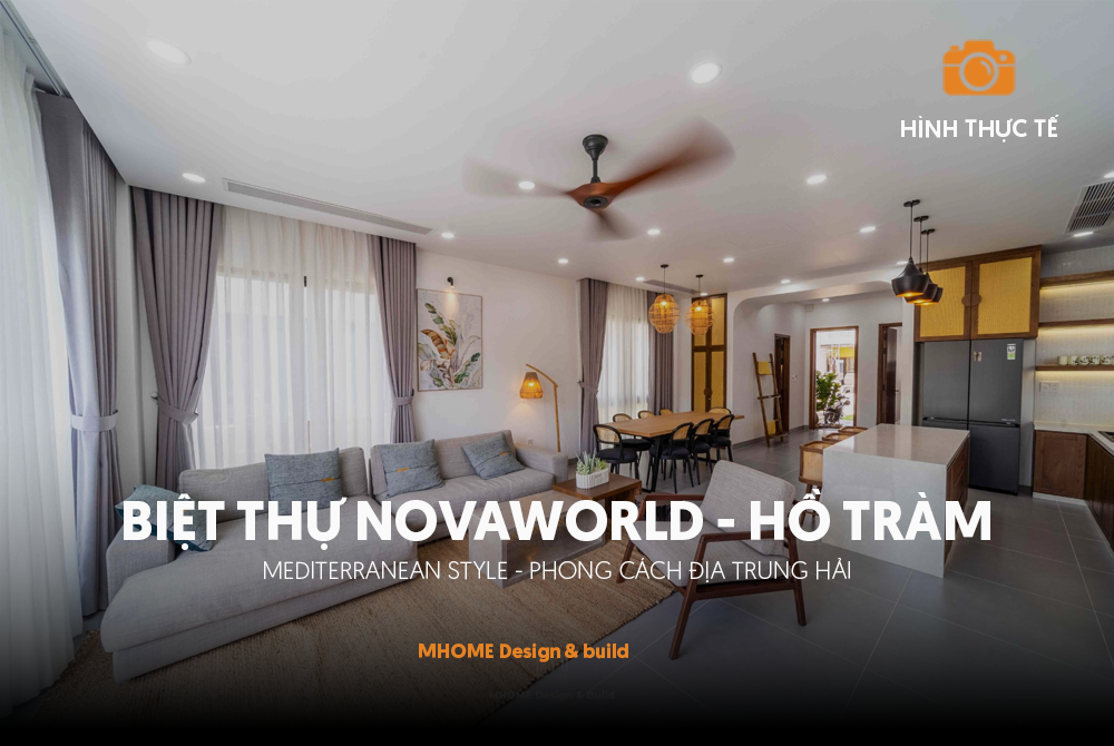 Hoàn thiện thô & nội thất biệt thự - Dự án Novaworld Hồ Tràm