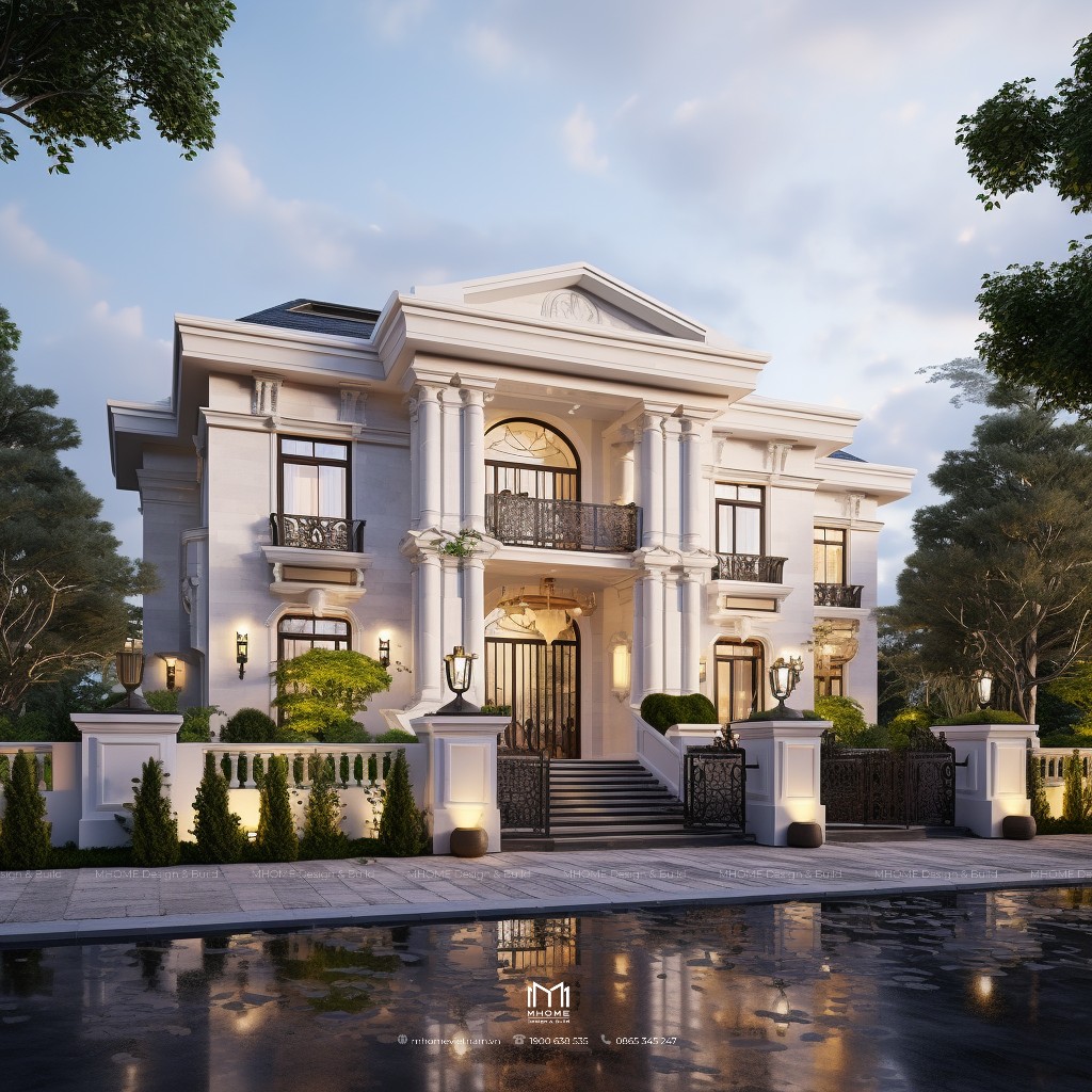Mẫu biệt thự Tân Cổ Điển