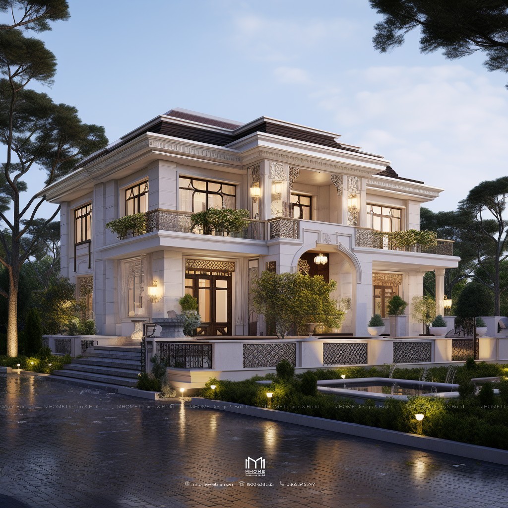 Mẫu biệt thự Tân Cổ Điển