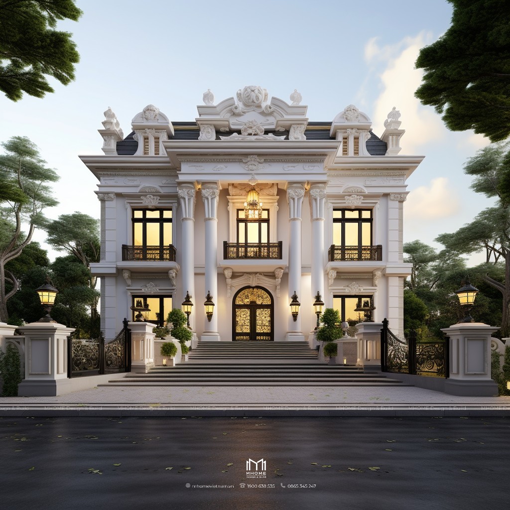 Mẫu biệt thự Tân Cổ Điển