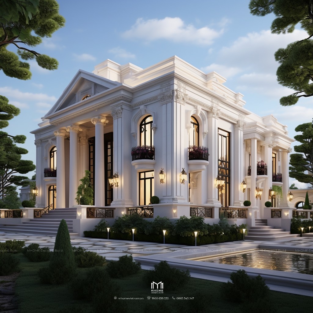 Mẫu biệt thự Tân Cổ Điển