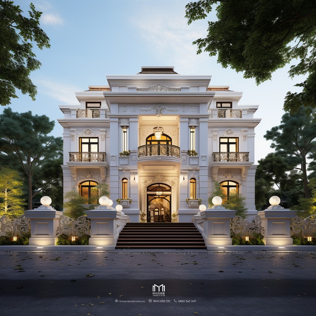 Mẫu biệt thự Tân Cổ Điển