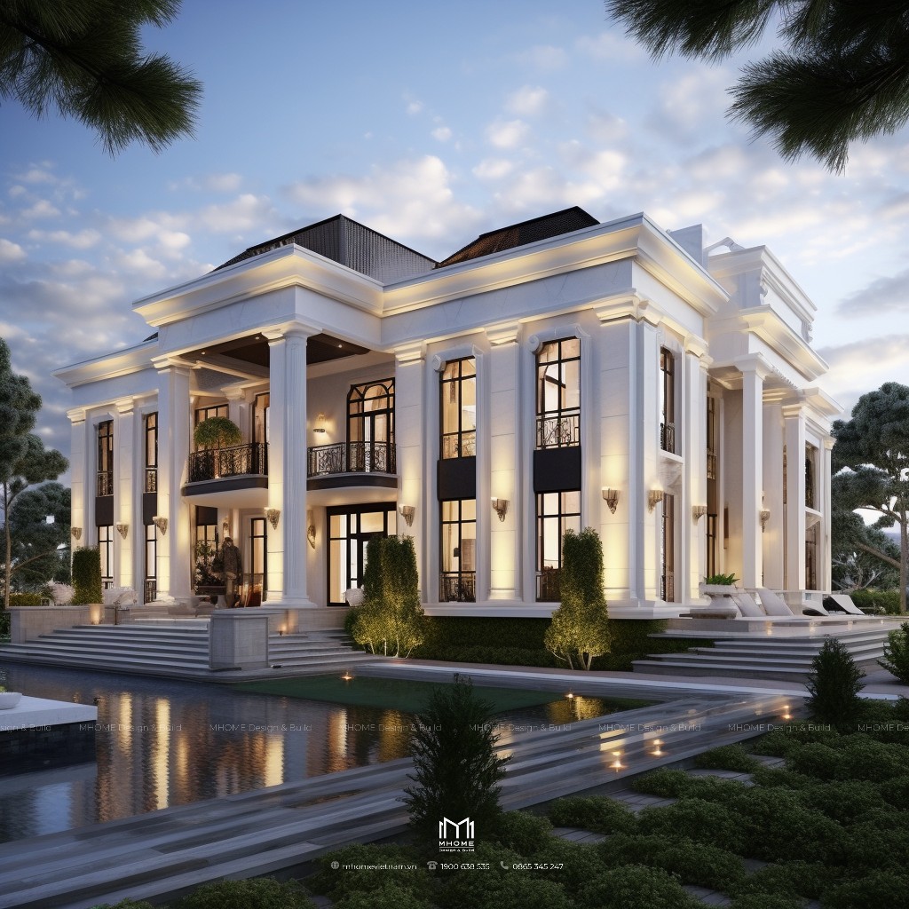 Mẫu biệt thự Tân Cổ Điển