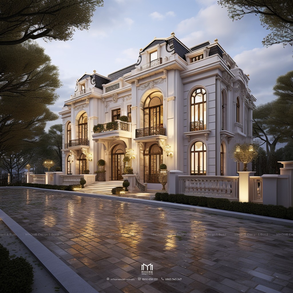 Mẫu biệt thự Tân Cổ Điển