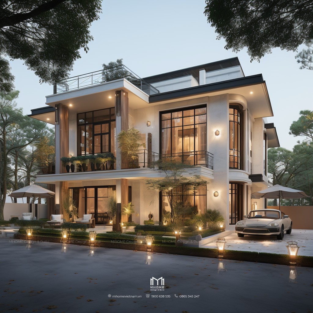 Top 50 mẫu biệt thự Indochine