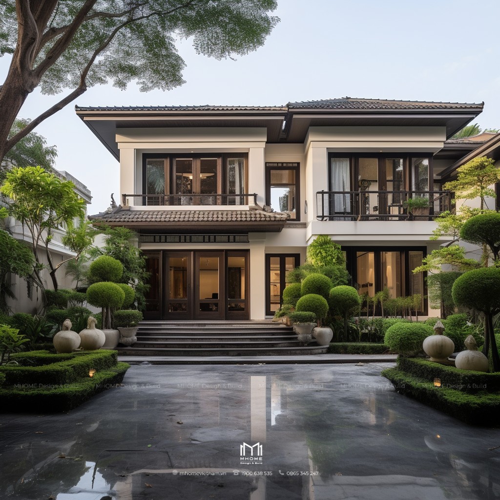 Top 50 mẫu biệt thự Indochine