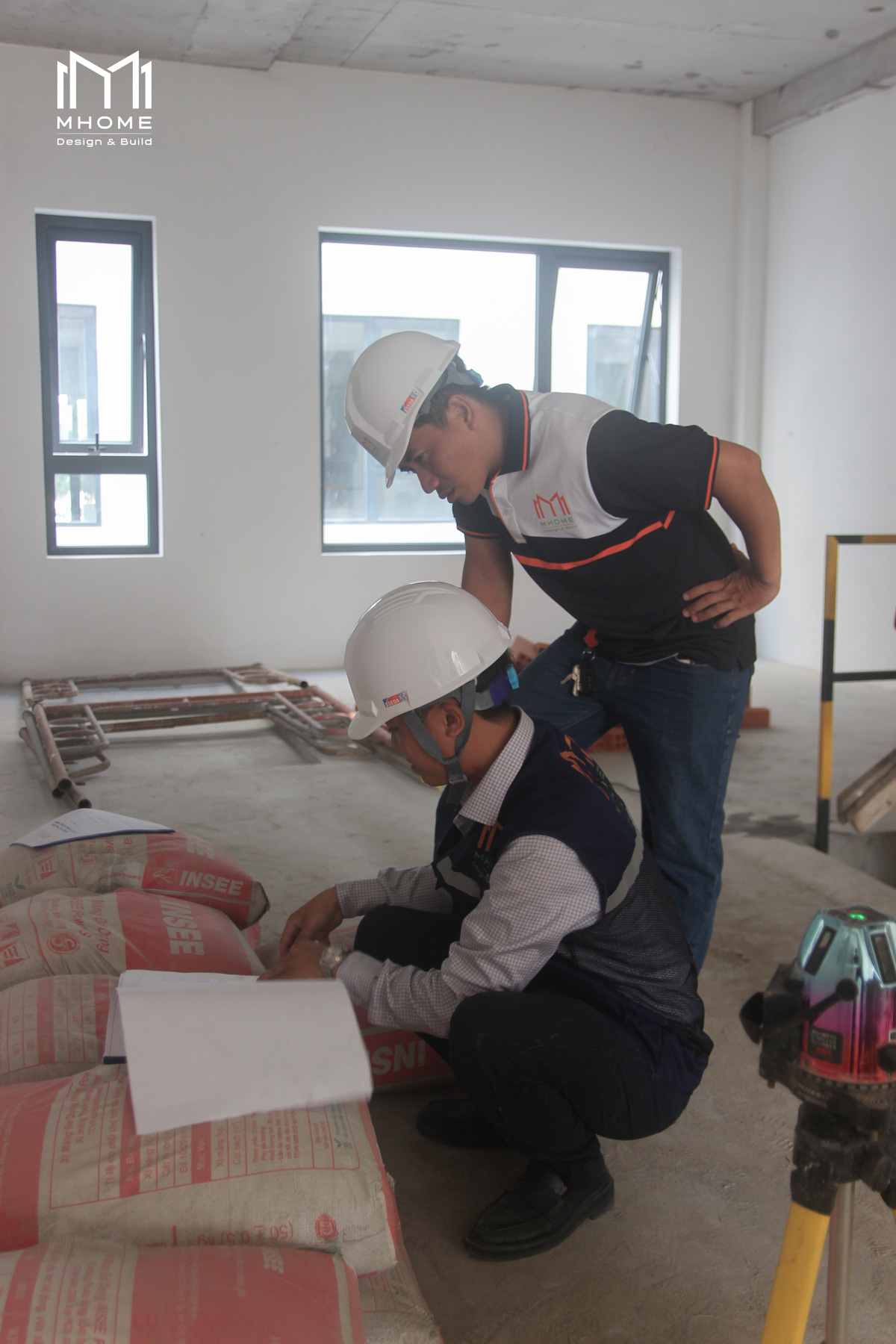 Hoàn thiện thô nhà Phố The Classia Khang Điền