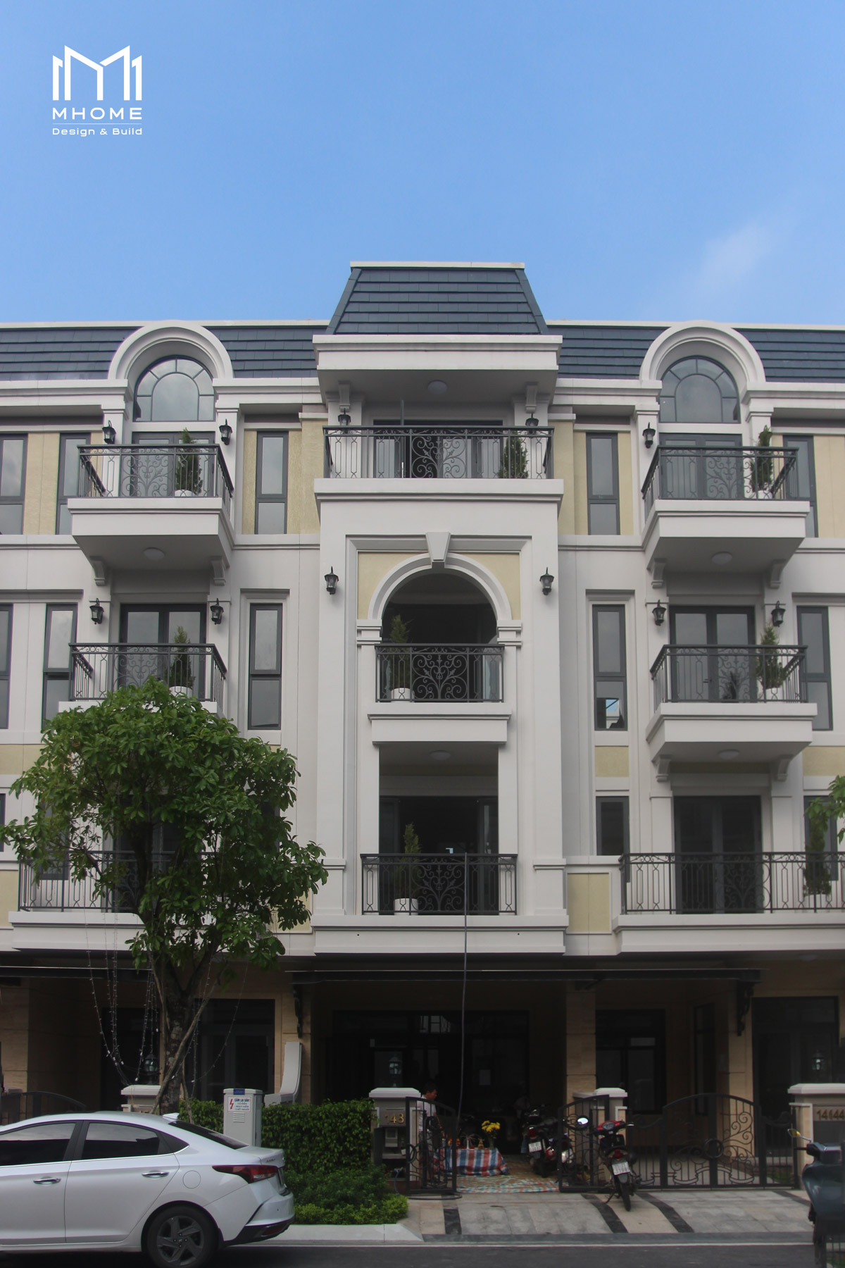 Hoàn thiện thô nhà Phố The Classia Khang Điền