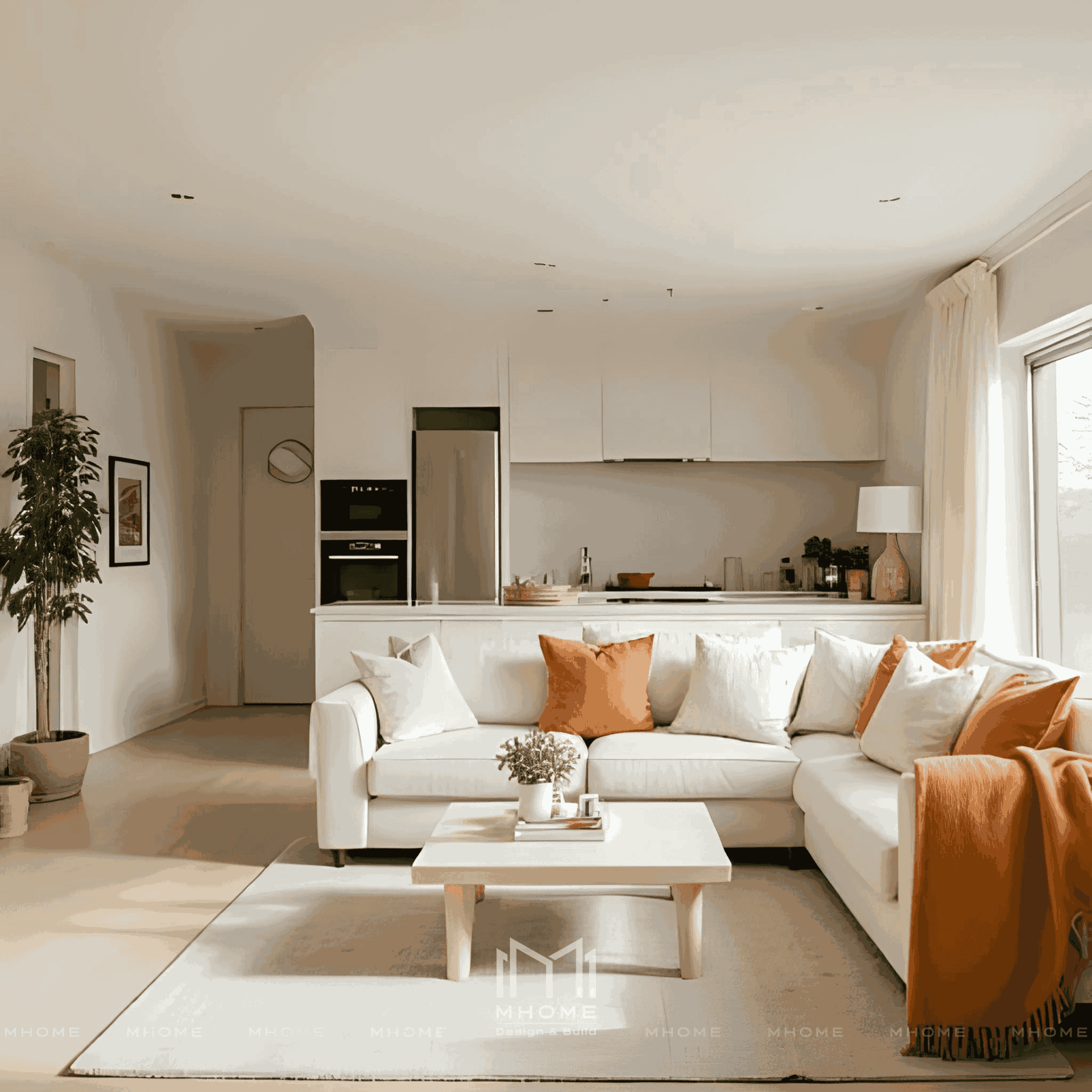 Nhà Phố 2 Tầng 5x20m Phong Cách Hiện Đại