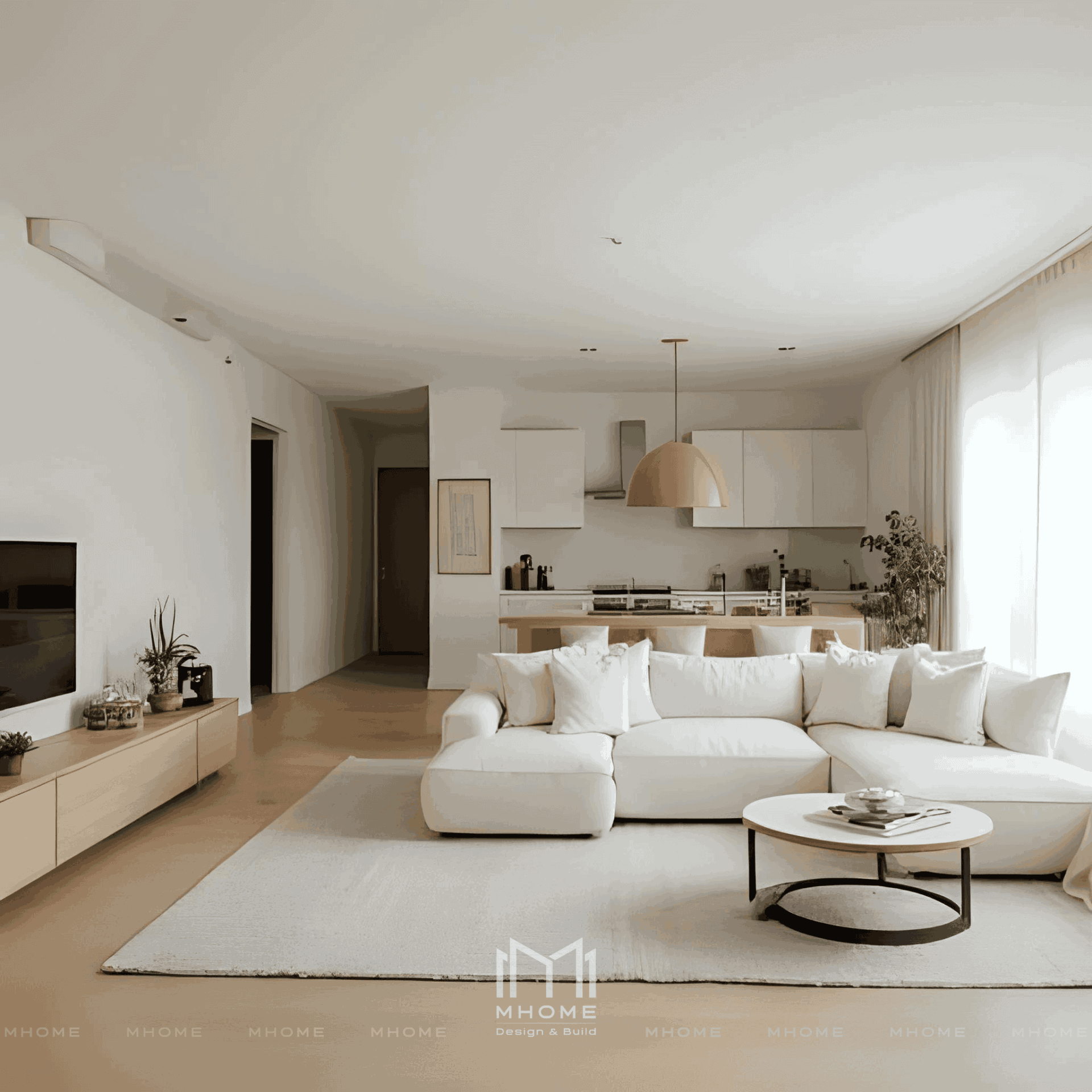 Nhà Phố 2 Tầng 5x20m Phong Cách Hiện Đại