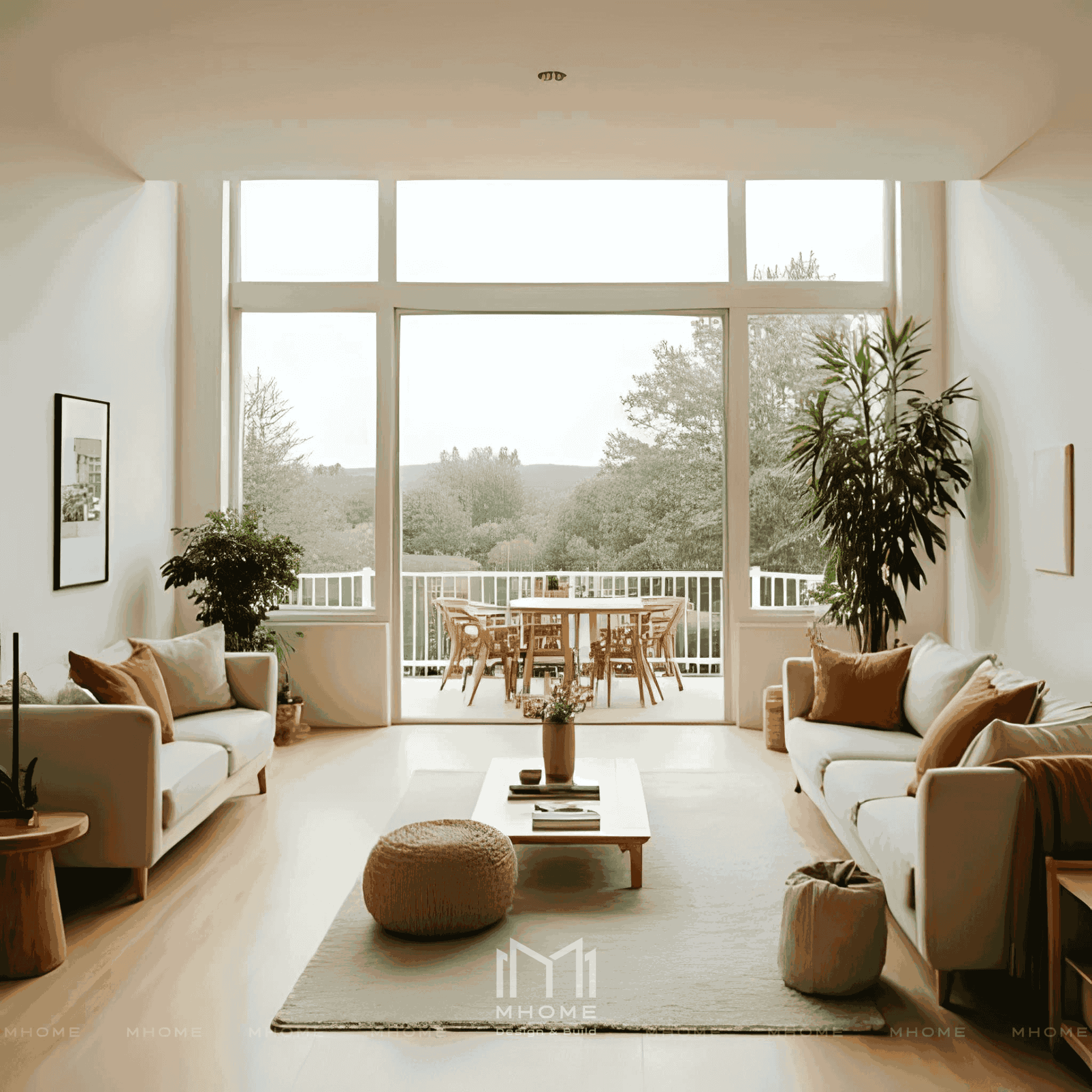 Nhà Phố 2 Tầng 5x20m Phong Cách Hiện Đại