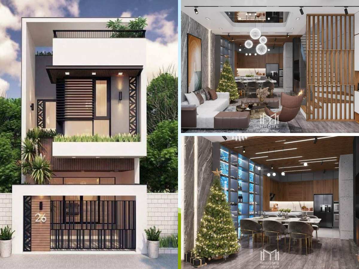 Thiết kế nội thất nhà 1 trệt 1 lầu từ 800tr tối ưu hóa không gian sống