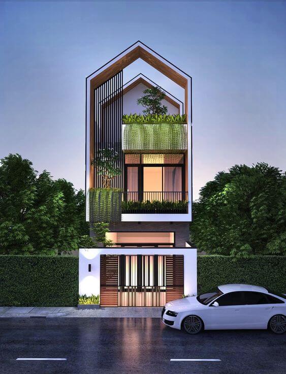 Top mẫu nhà phố 4 tầng hiện đại mới nhất