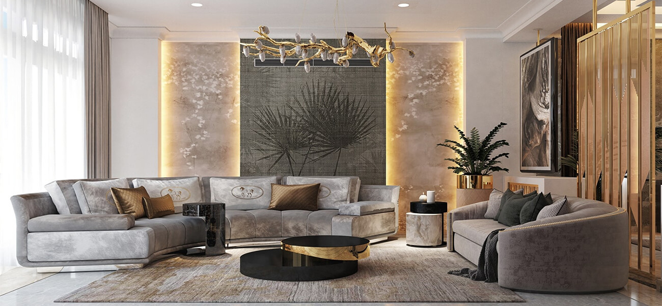 Phong cách nội thất Luxury yêu cầu sự tinh xảo trong thiết kế