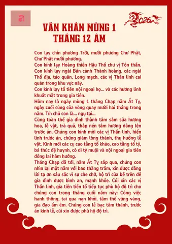 Bài Cúng Mùng Một Đầu Tháng