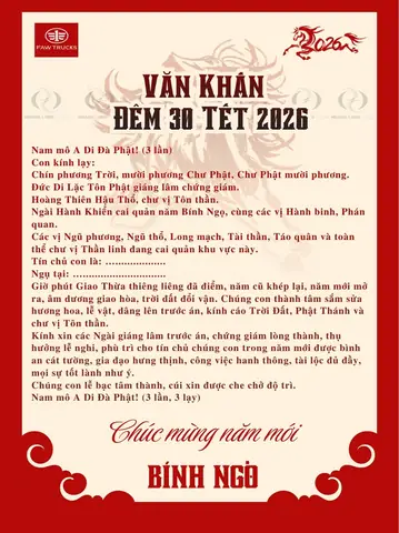 Bài Văn Khấn Hóa Vàng Ngày Mùng 3 Tết