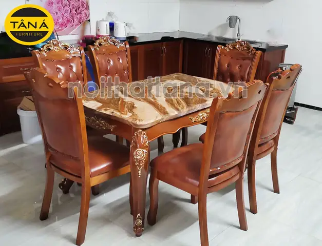 Bàn Ăn Cổ Điển Cao Cấp