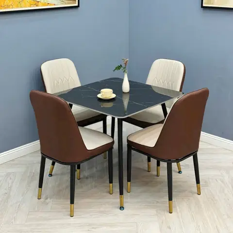 Bàn Ăn Vuông 4 Ghế