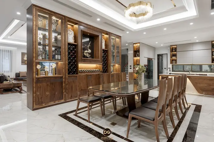 Bàn Ghế Ăn Gỗ Óc Chó Đồng Gia