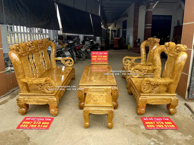 Ban Ghe Go Dổi Tay 14