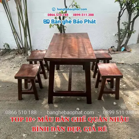 Ban Ghe Go Gia Binh Dan
