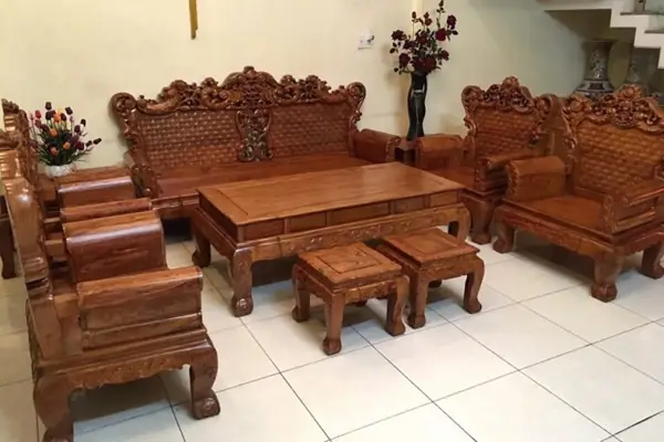 Bàn Ghế Gỗ Phòng Khách Tphcm
