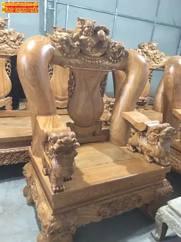 Bàn Ghế Gỗ Tay 20