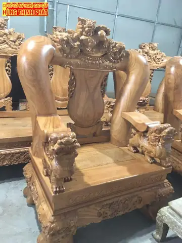 Bàn Ghế Gỗ Tay 20