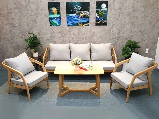 Bàn Ghế Gỗ Tiếp Khách