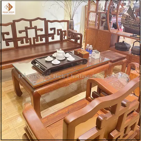 Bàn Ghế Gỗ Uống Trà