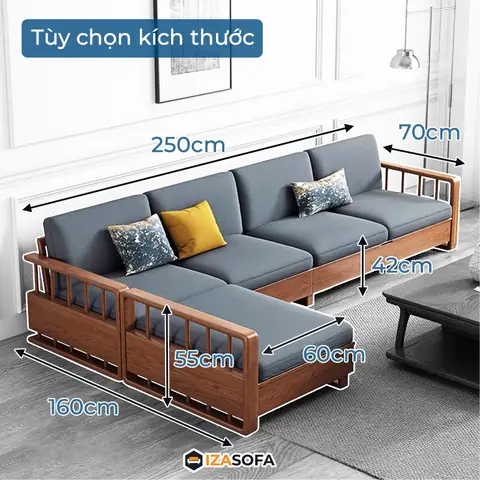 Bàn Ghế Sofa Chữ L